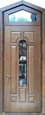 Железная дверь Винорит с фрамугой для частного дома ДФГ-34 в Омске