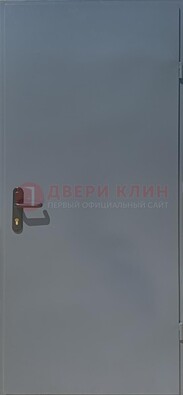 Серая противопожарная дверь ДПП-18 в Омске