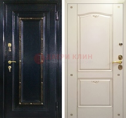 Входная дверь Дверь с золотистым декором ДПР-3 в Омске
