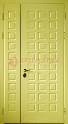 Салатовая тамбурная дверь ДТМ-28 в Омске