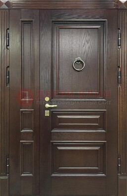 Полуторная металлическая дверь с виноритом ДВТ-253 в Омске