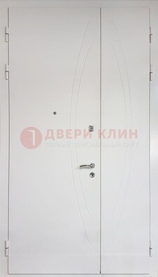Современная полуторная стальная дверь с МДФ панелью ПЛ-25 в Омске